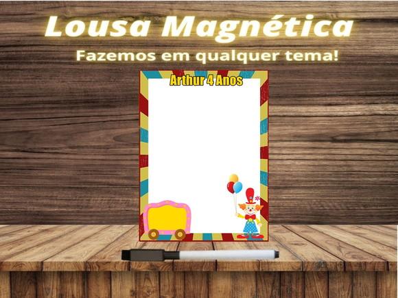 Lousa Magnética Circo com Embalagem