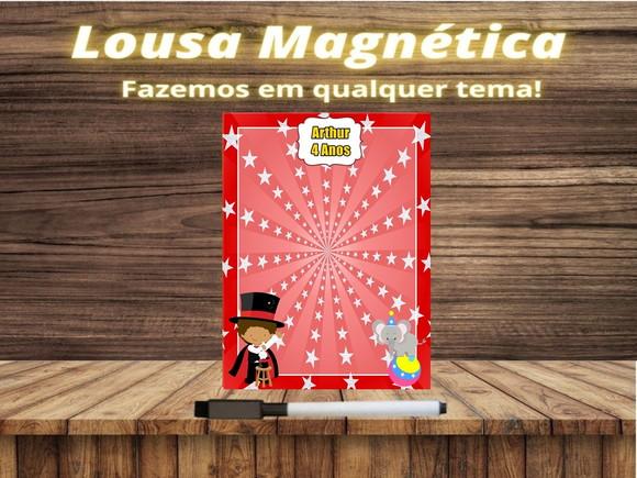 Lousa Magnética Circo com Embalagem