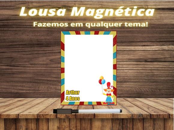 Lousa Magnética Circo com Embalagem
