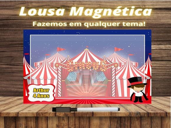 Lousa Magnética Circo com Embalagem