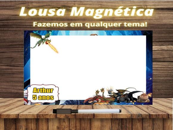 Lousa Magnética Como Treinar o Seu Dragão com Embalagem