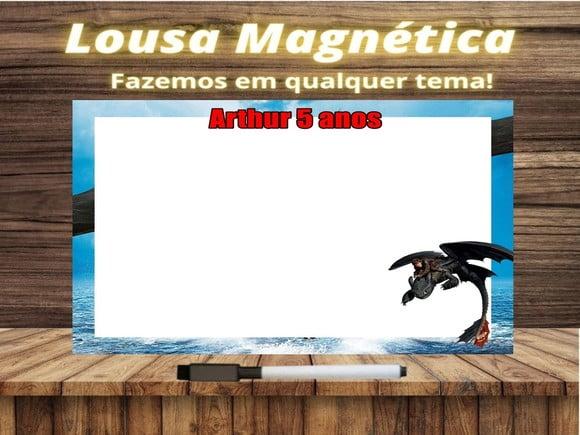 Lousa Magnética Como Treinar o Seu Dragão com Embalagem