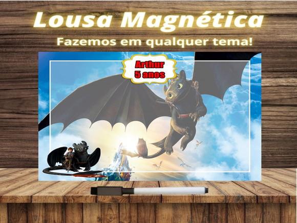 Lousa Magnética Como Treinar o Seu Dragão com Embalagem