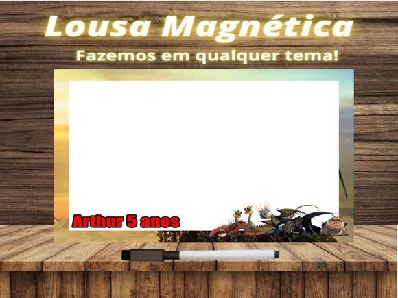 Lousa Magnética Como Treinar o Seu Dragão com Embalagem