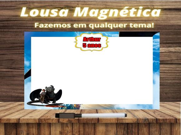 Lousa Magnética Como Treinar o Seu Dragão com Embalagem