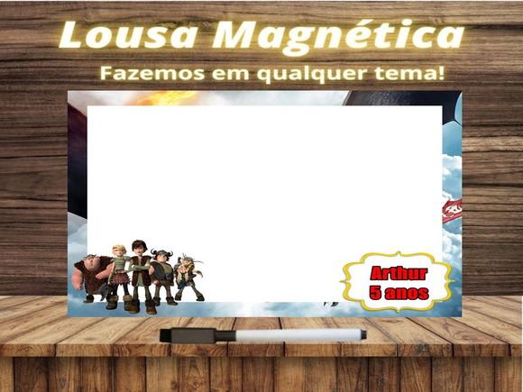 Lousa Magnética Como Treinar o Seu Dragão com Embalagem