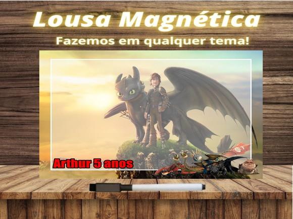 Lousa Magnética Como Treinar o Seu Dragão com Embalagem