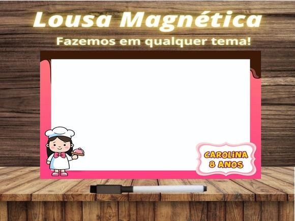Lousa Magnética Confeitaria com Embalagem
