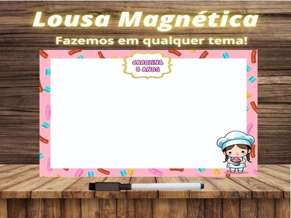 Lousa Magnética Confeitaria com Embalagem
