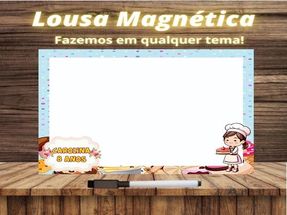 Lousa Magnética Confeitaria com Embalagem