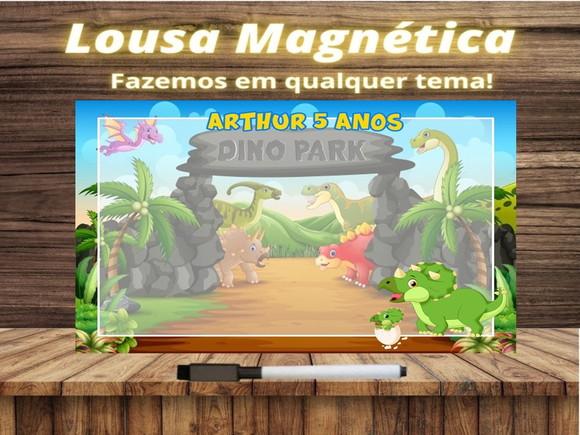 Lousa Magnética Dinossauro com Embalagem