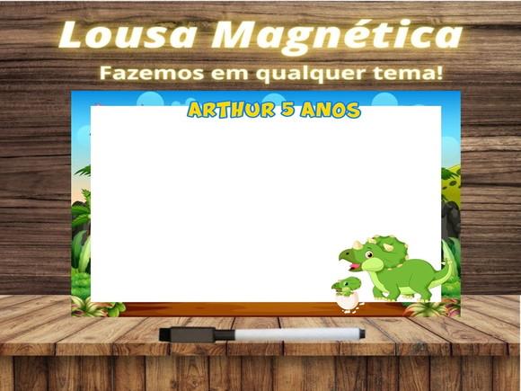 Lousa Magnética Dinossauro com Embalagem