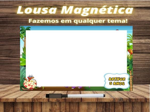 Lousa Magnética Dinossauro com Embalagem