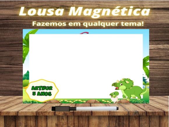 Lousa Magnética Dinossauro com Embalagem