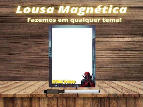 Lousa Magnética Deadpool com Embalagem