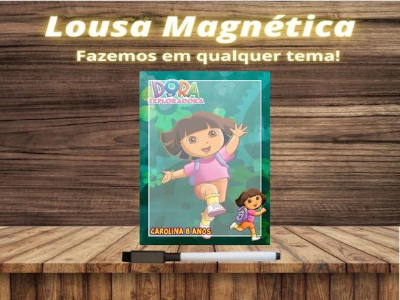 Lousa Magnética Dora Aventureira com Embalagem