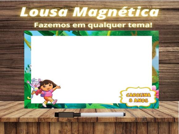 Lousa Magnética Dora Aventureira com Embalagem