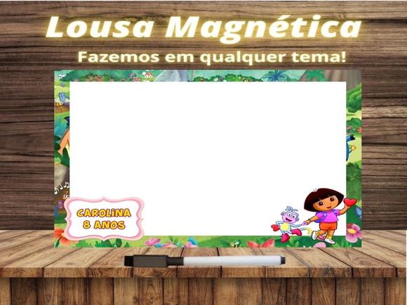 Lousa Magnética Dora Aventureira com Embalagem