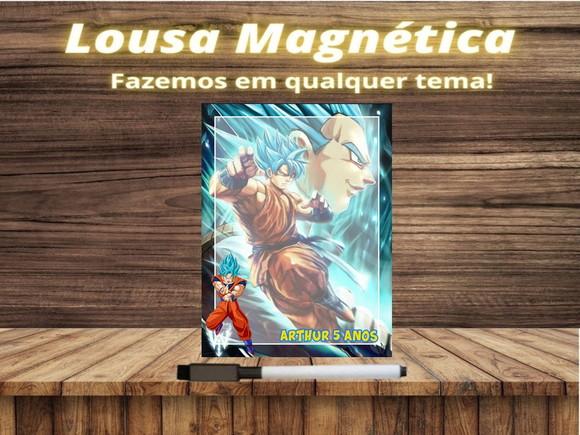 Lousa Magnética Dragon Ball Z com Embalagem
