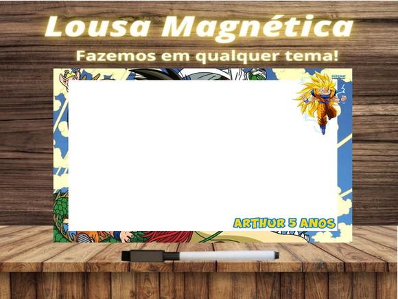 Lousa Magnética Dragon Ball Z com Embalagem