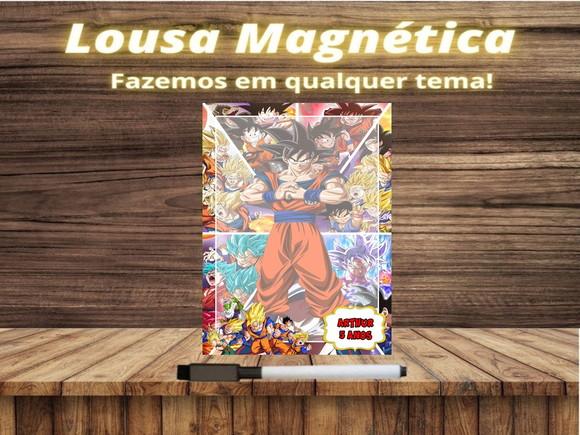 Lousa Magnética Dragon Ball Z com Embalagem
