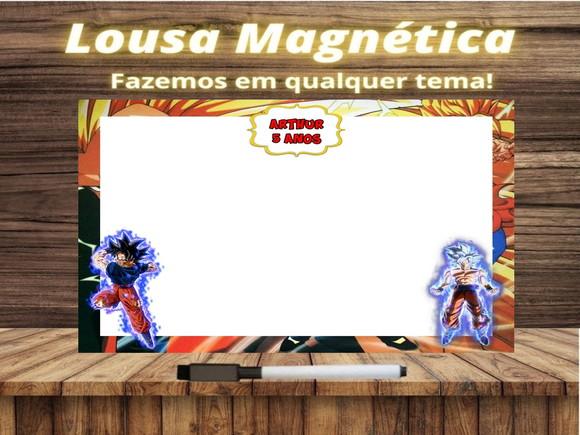 Lousa Magnética Dragon Ball Z com Embalagem