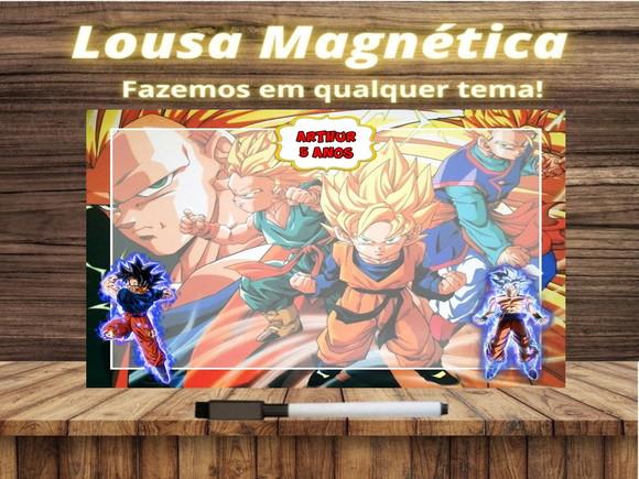 Lousa Magnética Dragon Ball Z com Embalagem