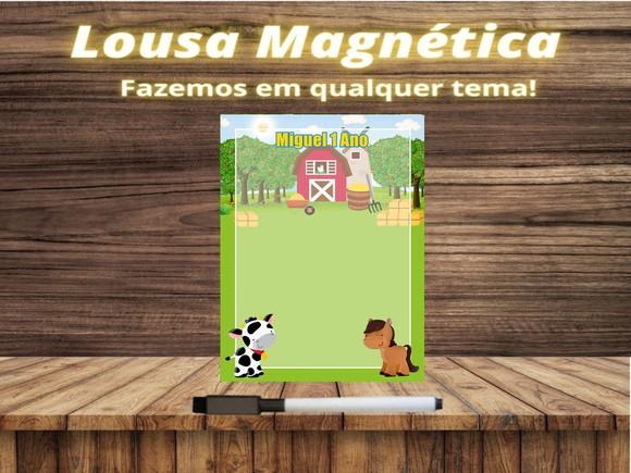Lousa Magnética Fazendinha com Embalagem