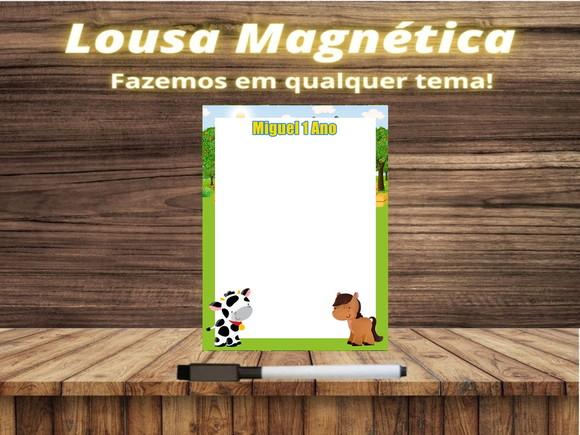 Lousa Magnética Fazendinha com Embalagem