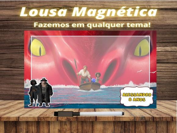 Lousa Magnética Fera do Mar com Embalagem
