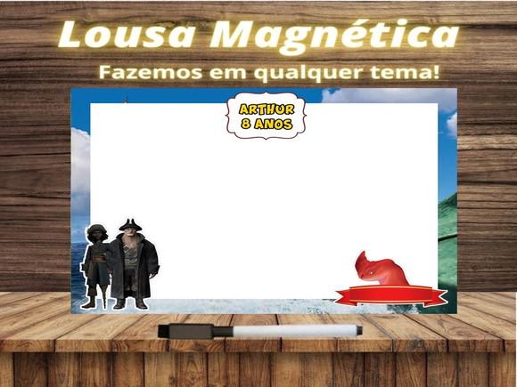 Lousa Magnética Fera do Mar com Embalagem