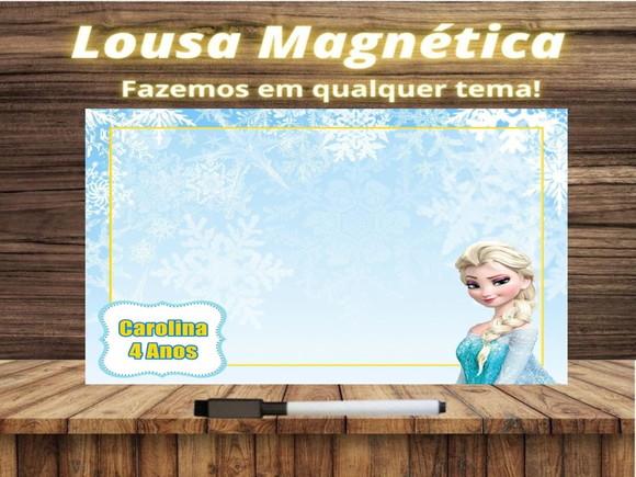 Lousa Magnética Frozen com Embalagem