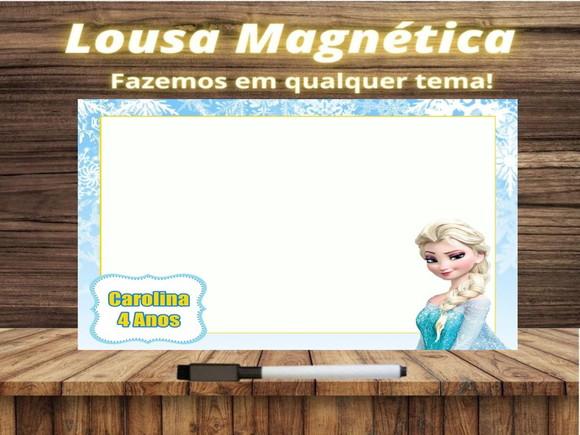 Lousa Magnética Frozen com Embalagem