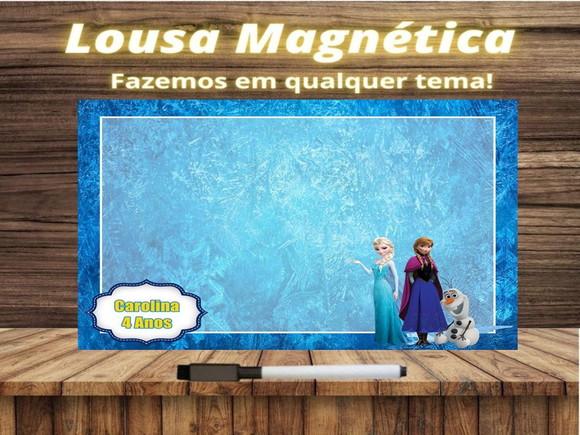 Lousa Magnética Frozen com Embalagem