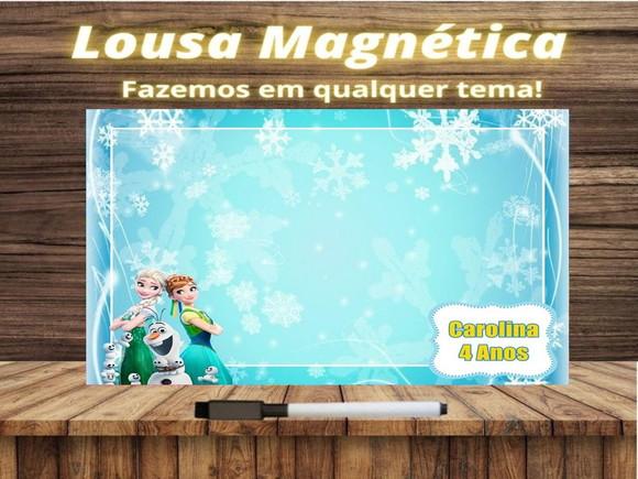 Lousa Magnética Frozen com Embalagem
