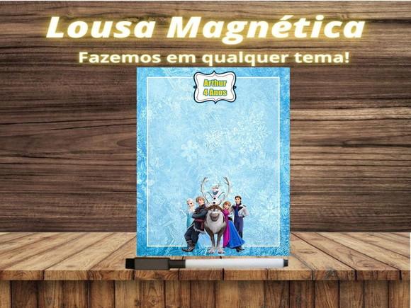 Lousa Magnética Frozen com Embalagem