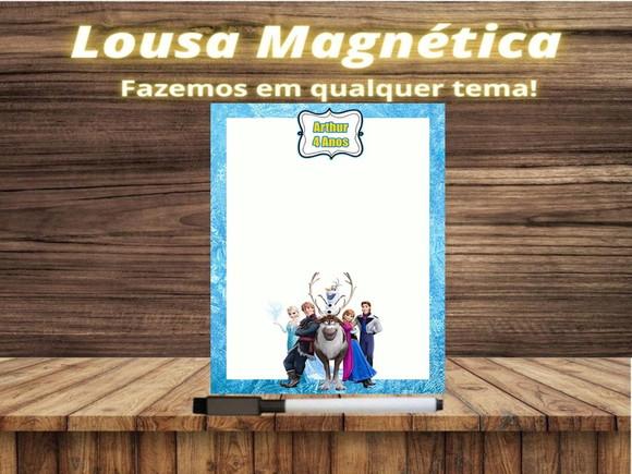 Lousa Magnética Frozen com Embalagem