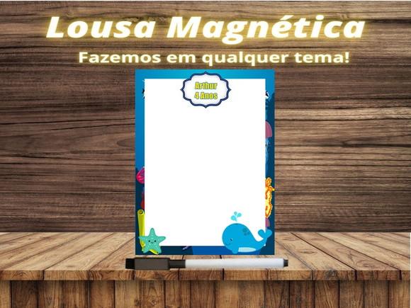 Lousa Magnética Fundo do Mar com Embalagem