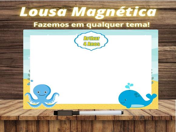 Lousa Magnética Fundo do Mar com Embalagem