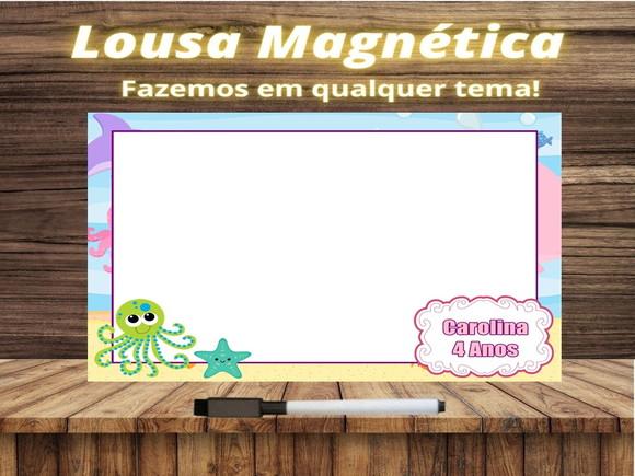 Lousa Magnética Fundo do Mar com Embalagem