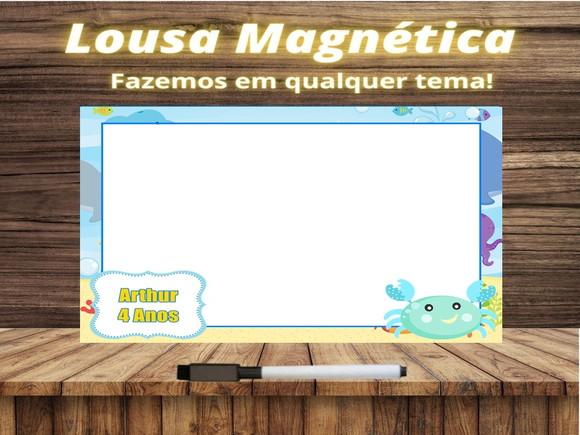 Lousa Magnética Fundo do Mar com Embalagem