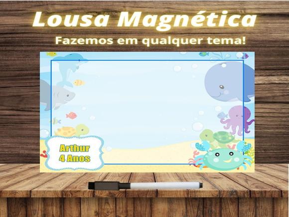 Lousa Magnética Fundo do Mar com Embalagem