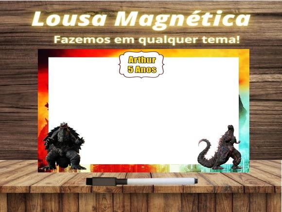 Lousa Magnética Godzilla com Embalagem