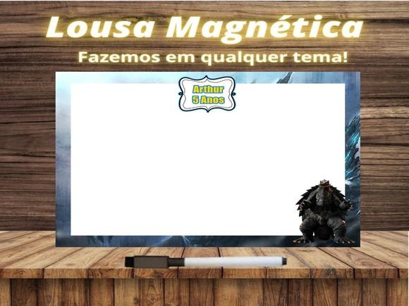 Lousa Magnética Godzilla com Embalagem