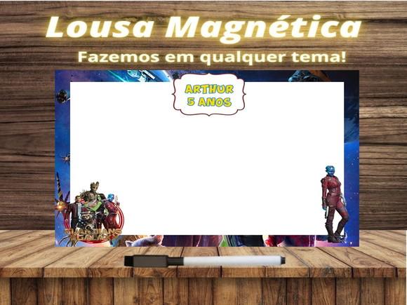 Lousa Magnética Guardiões da Galáxia com Embalagem