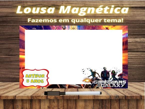 Lousa Magnética Guardiões da Galáxia com Embalagem