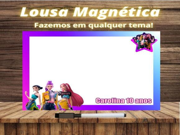 Lousa Magnética Guerreiras do Kpop com Embalagem