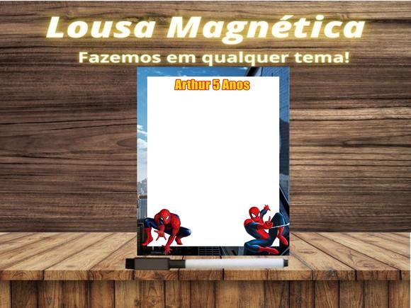 Lousa Magnética Homem Aranha com Embalagem