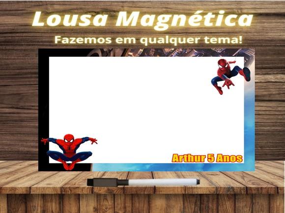 Lousa Magnética Homem Aranha com Embalagem