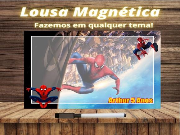 Lousa Magnética Homem Aranha com Embalagem
